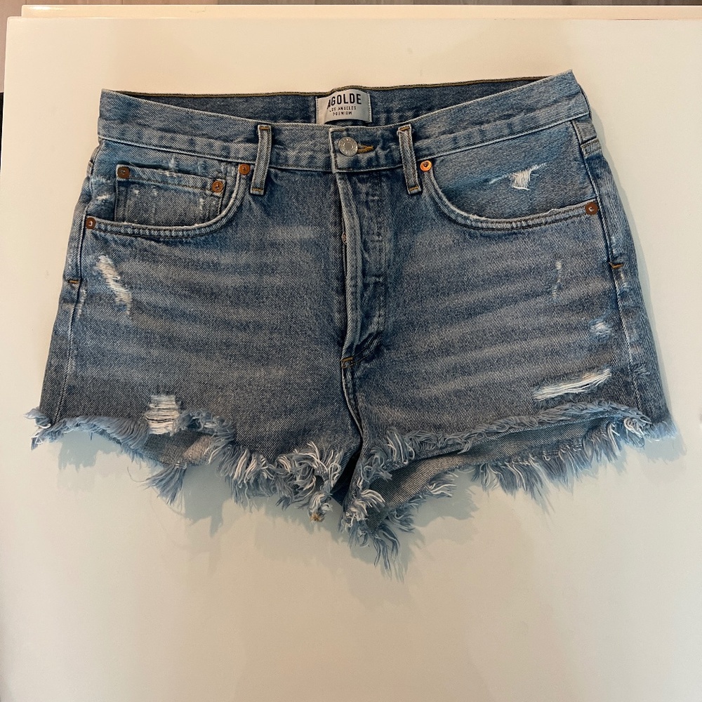Agolde Parker vintage cut off shorts